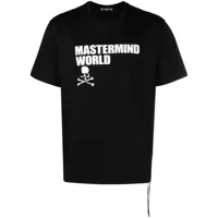 mastermind japan t-shirt en coton à slogan imprimé - noir