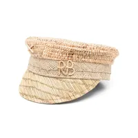 ruslan baginskiy casquette gavroche à logo brodé - tons neutres