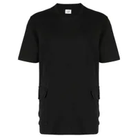 c.p. company t-shirt en coton à poches latérales - noir
