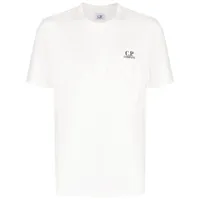 c.p. company t-shirt en coton à logo imprimé - blanc