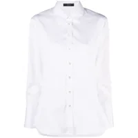 joseph chemise boutonnée à manches longues - blanc