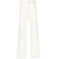 bianca saunders pantalon à taille haute - tons neutres