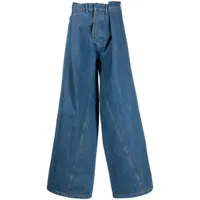 bianca saunders jean à coupe ample - bleu