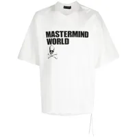 mastermind japan t-shirt à logo imprimé - blanc