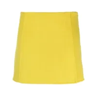 p.a.r.o.s.h. minijupe en laine - jaune