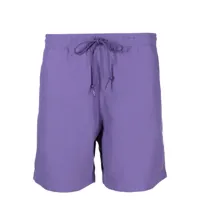 carhartt wip short de bain à patch logo - violet