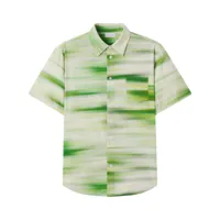 john elliott chemise à motif abstrait - vert