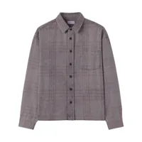 john elliott chemise en coton à carreaux - gris