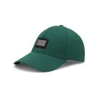 dolce & gabbana casquette dg essentials à plaque logo - vert