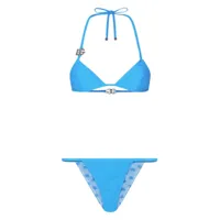 dolce & gabbana bikini à logo - bleu