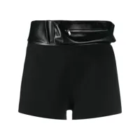 jil sander short à poches zippées - noir