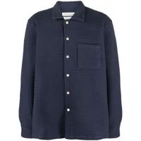 a kind of guise chemise atrato en coton texturé - bleu