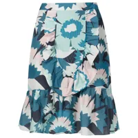 adriana degreas jupe taille-haute à fleurs - bleu