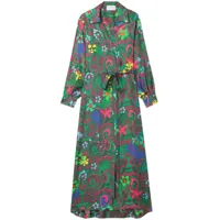 az factory robe portefeuille à motif cachemire - multicolore