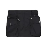 stella mccartney minijupe utilitarian à poches cargo - noir