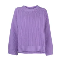 p.a.r.o.s.h. pull en laine à manches longues - violet