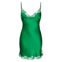 gilda & pearl nuisette emeralds in my boudoir en soie - vert