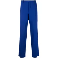 off-white pantalon de costume à coupe droite - bleu