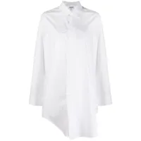 loewe chemise asymétrique à manches longues - blanc