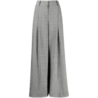 twp pantalon de tailleur en laine stretch - gris