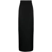 wardrobe.nyc jupe column à taille haute - noir