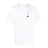 honey fucking dijon x basquiat t-shirt à logo imprimé - blanc