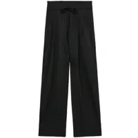 3.1 phillip lim pantalon droit à taille haute - noir