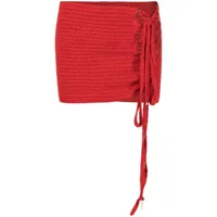 the mannei minijupe anila en crochet - rouge