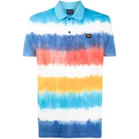 paul & shark chemise à imprimé tie-dye - multicolore