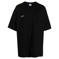 vetements t-shirt en coton à coutures apparentes - noir