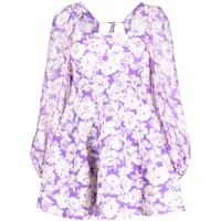 acler robe courte ardanary imprimée - violet