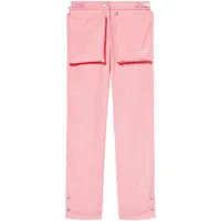 pucci pantalon droit à poches plaquées - rose