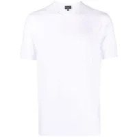 giorgio armani t-shirt uni à col rond - blanc