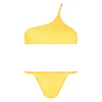 the attico bikini à une épaule - jaune