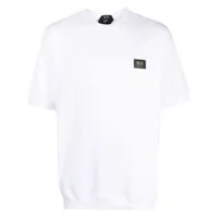nº21 t-shirt en coton à patch logo - blanc