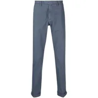briglia 1949 pantalon chino à coupe fuselée - bleu
