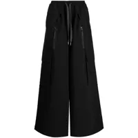 yoshiokubo pantalon temple à poches multiples - noir