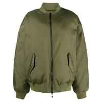 wardrobe.nyc veste bomber à design réversible - vert