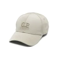 c.p. company casquette à logo brodé - vert