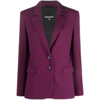 patrizia pepe blazer boutonné - violet