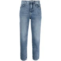 patrizia pepe jean à coupe courte - bleu