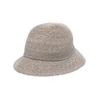 helen kaminski chapeau valence 6 en raphia - gris