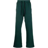 styland pantalon en coton à lien de resserrage - vert