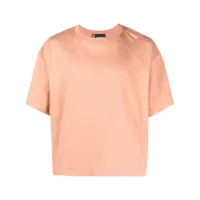 styland t-shirt à design à empiècements - orange