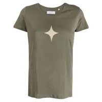 madison.maison t-shirt en jersey à étoile imprimée - vert
