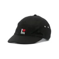 undercover casquette à logo brodé - noir