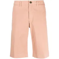 canali short chino à coupe droite - rose