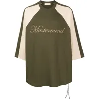 mastermind world t-shirt en coton à logo brodé - vert