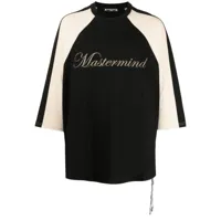 mastermind world t-shirt en coton à logo brodé - noir