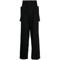random identities pantalon ample à détail de poches oversize - noir